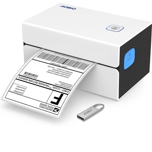 NWT AOBIO shipping thermal label printer 4 x 6 direct 152 mm/s - Picture 2 of 11